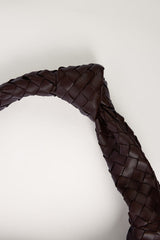 Braided Textured Hobo Bag