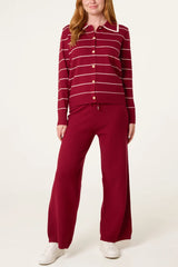 Striped Knit Co-Ord Set