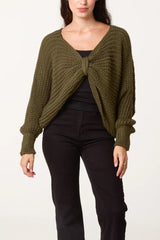 Bow Inspired Knit Jumper - Downtown Girl