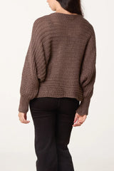 Bow Inspired Knit Jumper - Downtown Girl