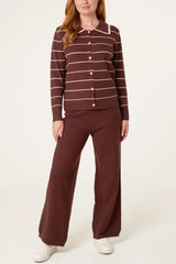 Striped Knit Co-Ord Set