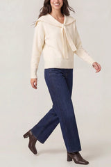Scarf Detailed Jumper - Downtown Girl