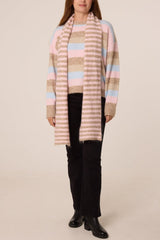 Striped Scarf & Jumper - Downtown Girl