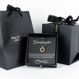 Luxury Black Black Rose Box With Love Languages Necklace With Message - Downtown Girl
