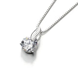 Majestic Diamond Leaf Pendant - Downtown Girl