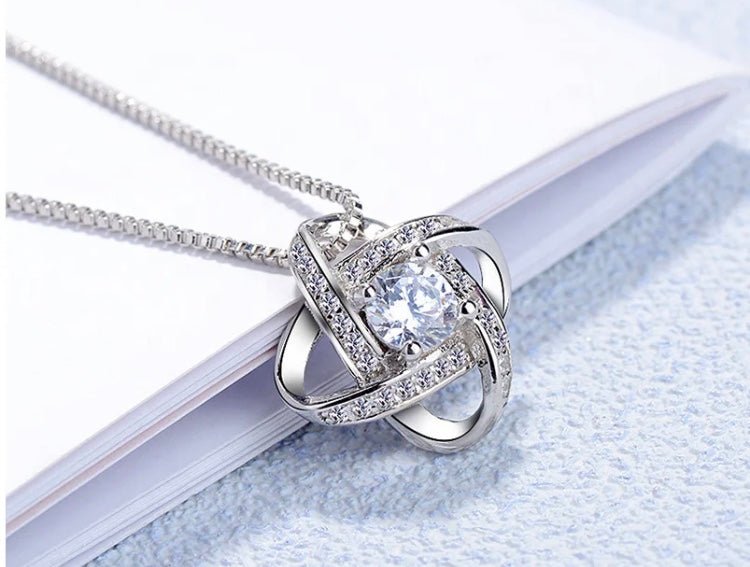 Twisted Elegance Gem Pendant - Downtown Girl