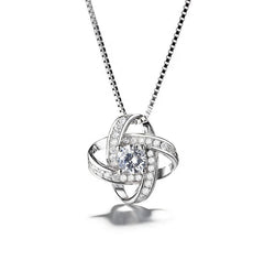 Twisted Elegance Gem Pendant - Downtown Girl