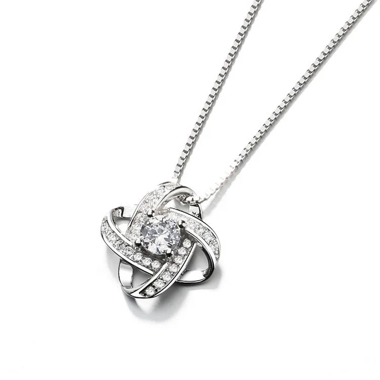 Twisted Elegance Gem Pendant - Downtown Girl