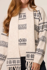 Nordic Inspired Knit Jumper & Scarf