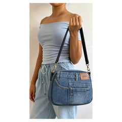 Denim Camera Bag