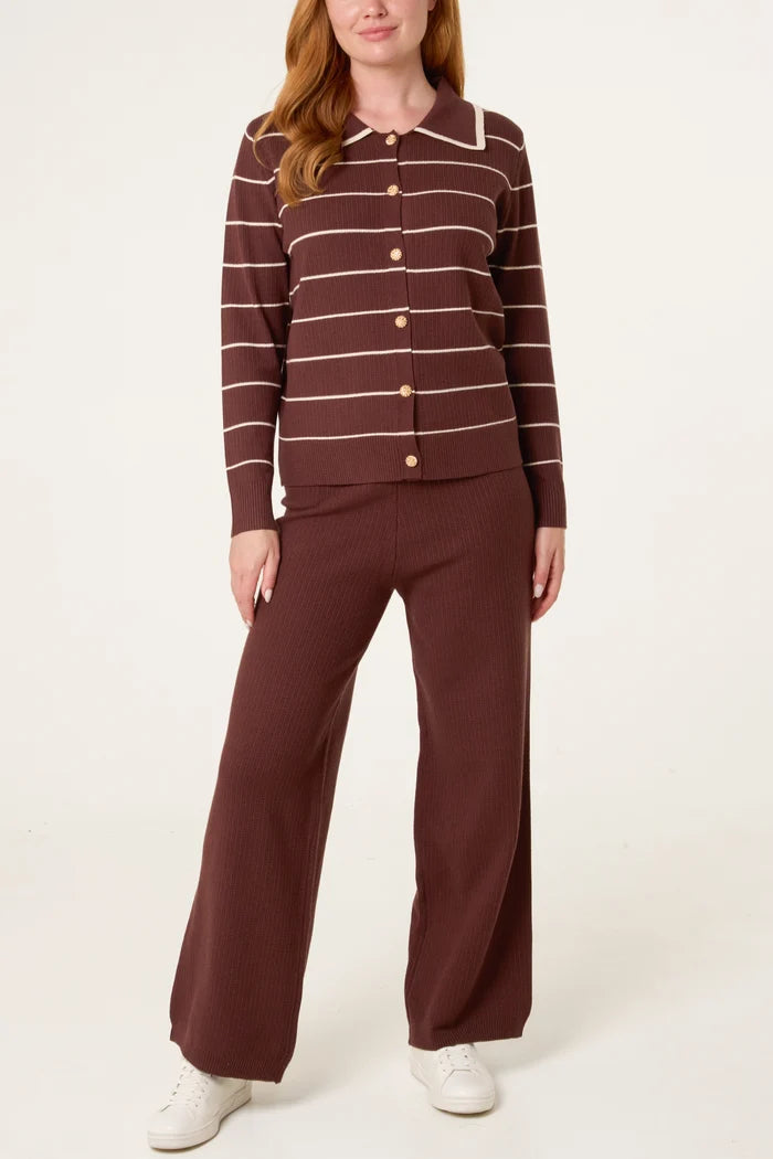 Striped Knit Co-Ord Set