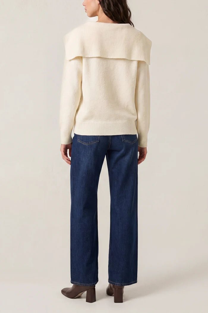 Scarf Detailed Jumper - Downtown Girl