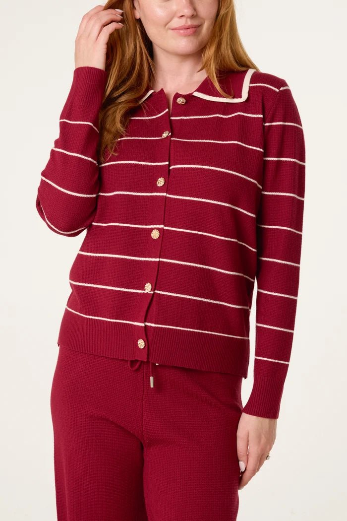 Striped Knit Co-Ord Set - Downtown Girl