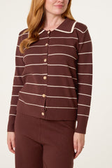 Striped Knit Co-Ord Set - Downtown Girl