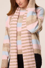 Striped Scarf & Jumper - Downtown Girl