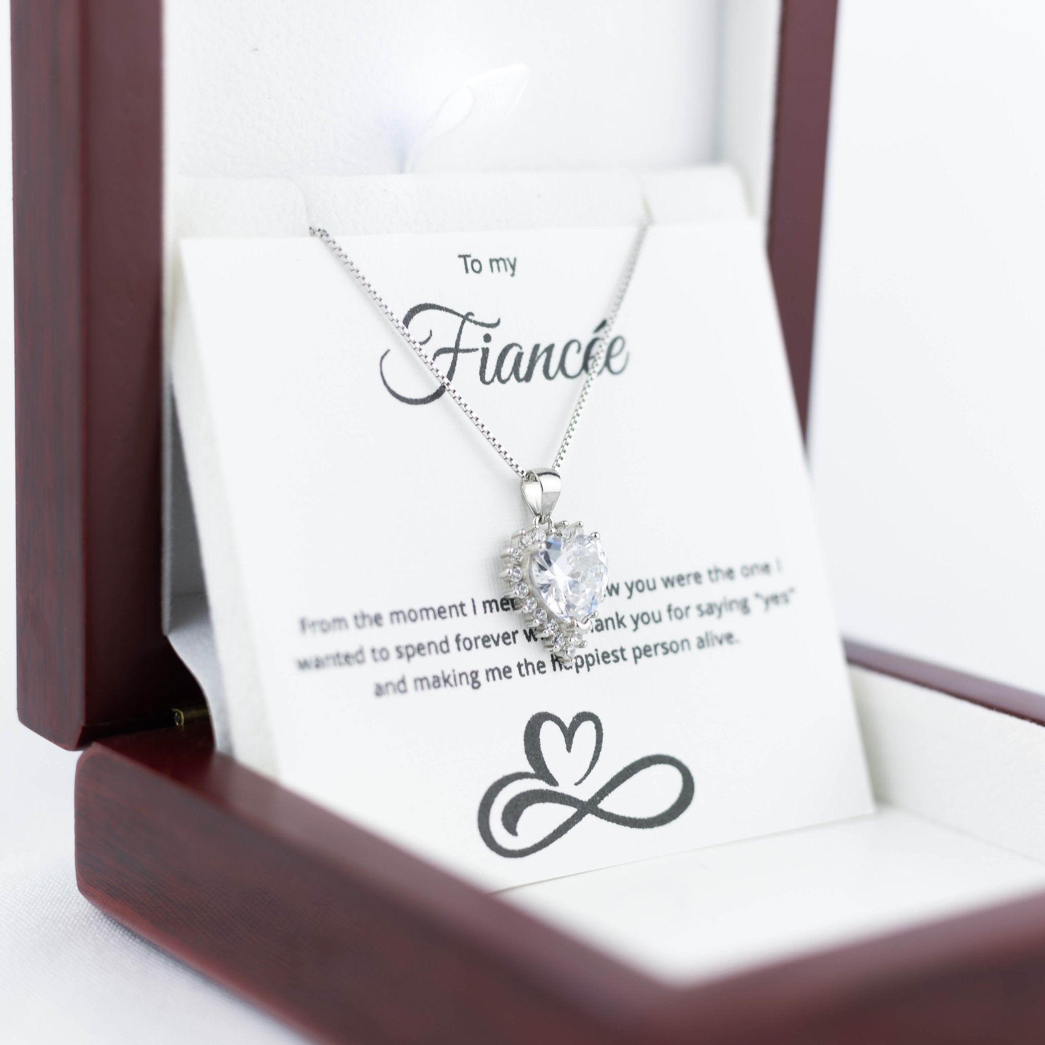 Diamond Elegance Heart Pendant - Downtown Girl