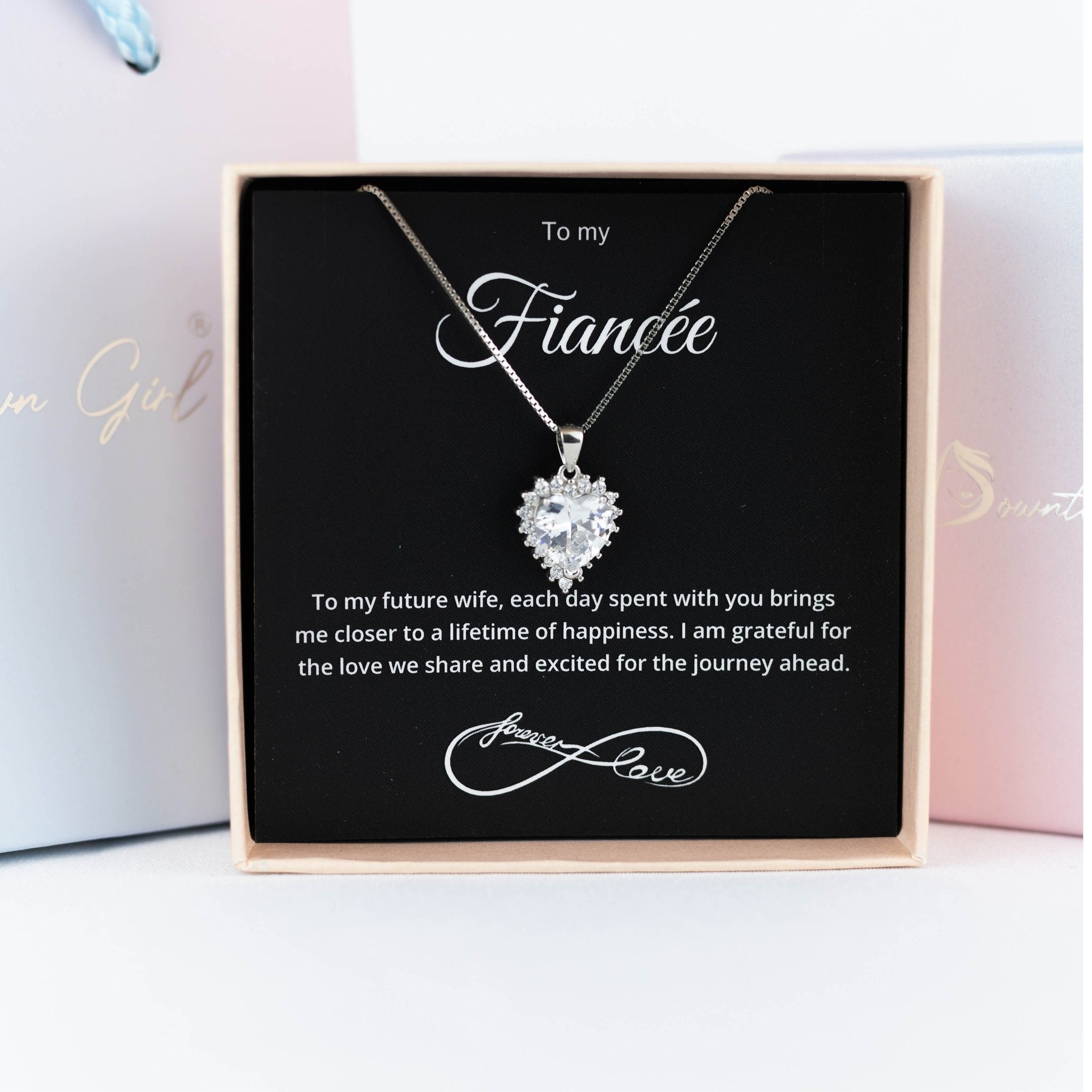 Diamond Elegance Heart Pendant - Downtown Girl