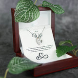 Eternal Love Offset Heart Pendant - Downtown Girl