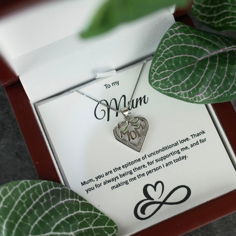 Heartfelt Love for Mum Pendant
