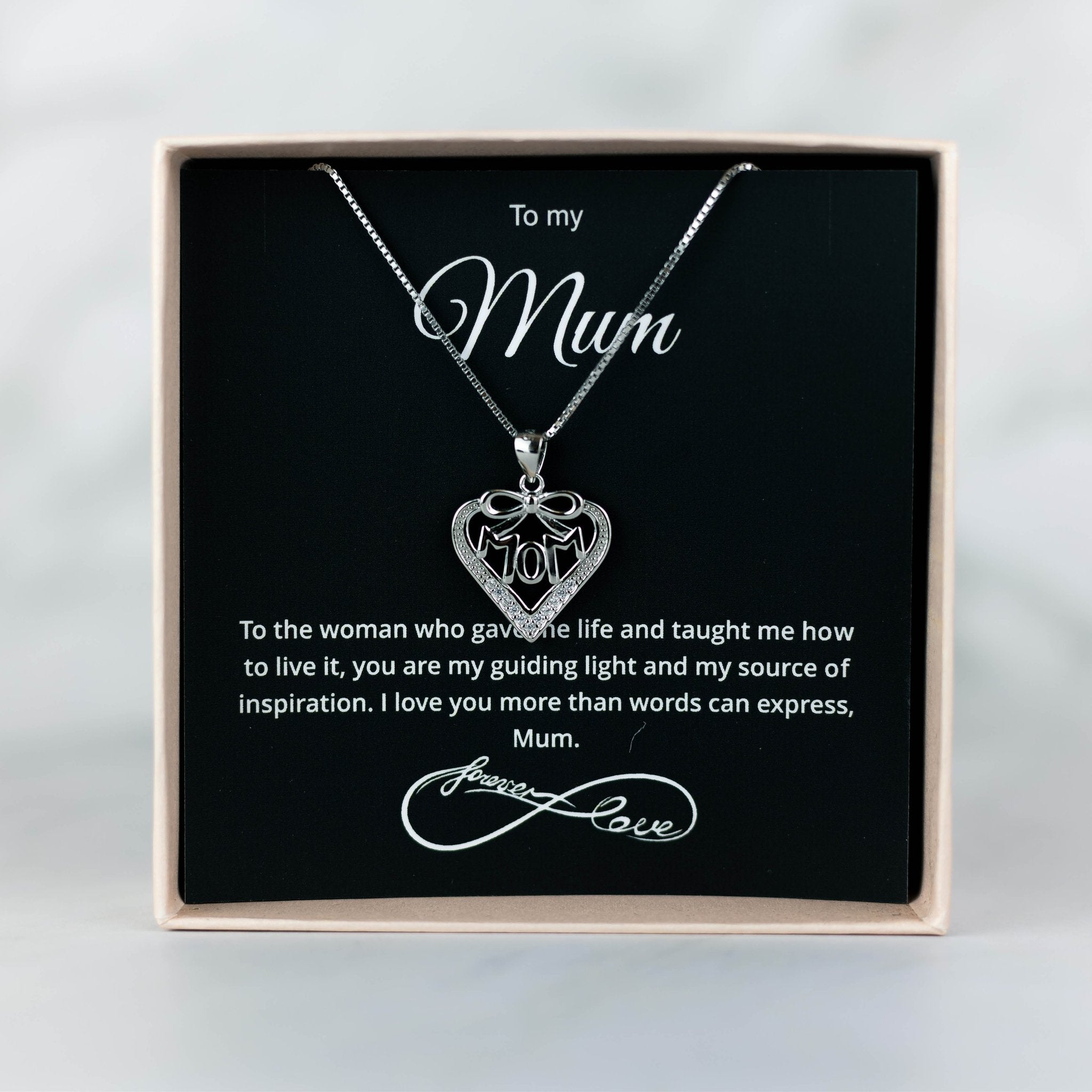 Heartfelt Love for Mum Pendant - Downtown Girl