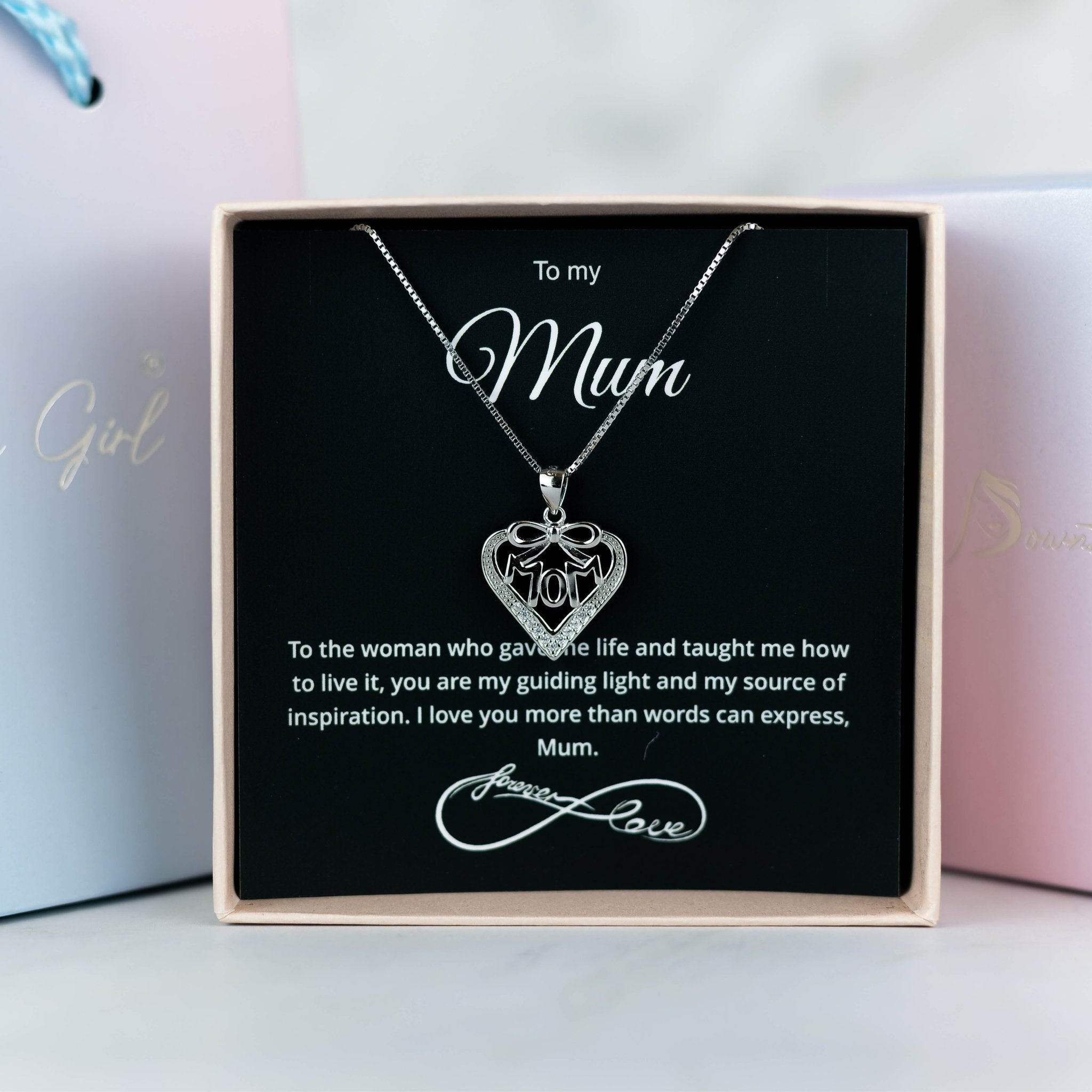 Heartfelt Love for Mum Pendant - Downtown Girl