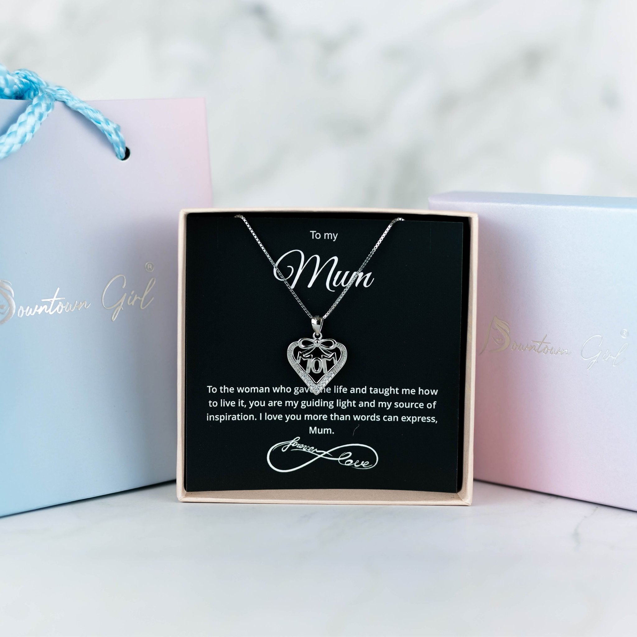 Heartfelt Love for Mum Pendant - Downtown Girl